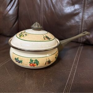 Vintage Sienna Harvest 1 Quart Pot With Lid Tools of the Trade Basics